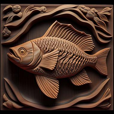 3D model Shell agassiz fish (STL)